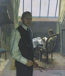 Self Portrait in the Studio, 1904